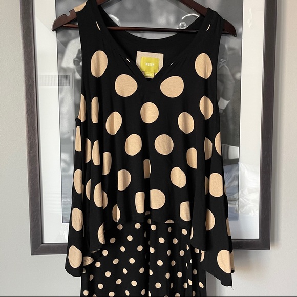 NWOT Anthropologie Maeve Layered Davina Dress Med - Picture 5 of 12
